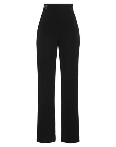 Corte Dei Gonzaga Woman Pants Black Size 8 Polyester, Elastane In Black