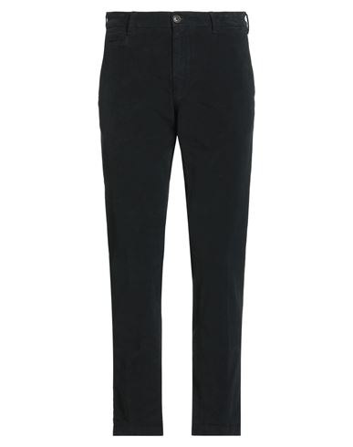 40weft Man Pants Midnight Blue Size 38 Cotton, Elastane In Blue