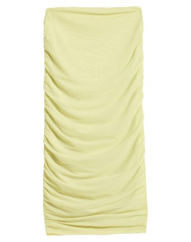 Patrizia Pepe Woman Midi Skirt Lime Green Size 2 Polyester, Elastane In Green
