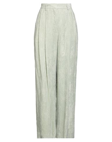 Alysi Crème Woman Pants Light Green Size 6 Viscose In Green