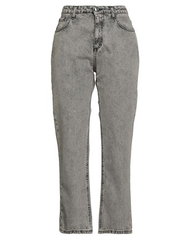 Caractere Caractère Woman Jeans Grey Size 10 Cotton In Gray