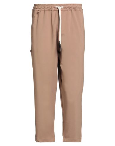 Why Not Brand Man Pants Camel Size Xxl Polyethylene, Elastane In Neutral