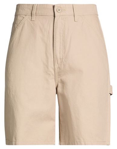 Jack & Jones Pants Studio Man Shorts & Bermuda Shorts Beige Size Xl Cotton, Linen In Brown