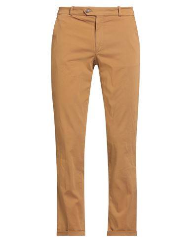 40weft Man Pants Camel Size 34 Cotton, Tencel, Elastane In Brown