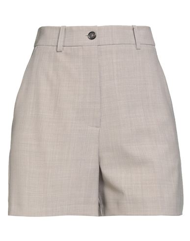 Pinko Woman Shorts & Bermuda Shorts Grey Size 2 Polyester, Wool, Elastane In Gray