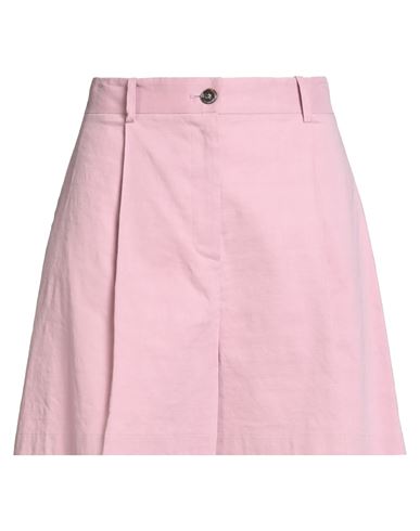 Pinko Woman Shorts & Bermuda Shorts Pink Size 10 Linen, Viscose, Elastane In Pink