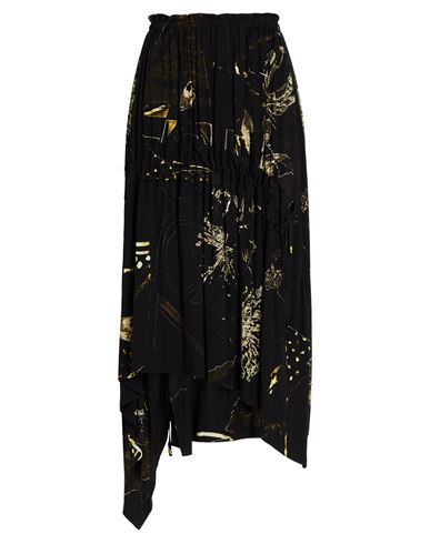 Y's Yohji Yamamoto Woman Maxi Skirt Black Size 2 Rayon