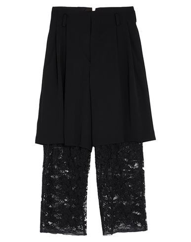 Y's Yohji Yamamoto Woman Pants Black Size 2 Wool, Polyester, Cotton, Rayon In Black