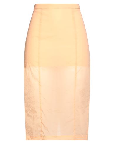 Tela Woman Midi Skirt Apricot Size 8 Polyamide, Elastane In Neutral