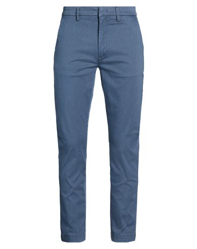 Hamaki-ho Man Pants Slate Blue Size 32 Cotton, Polyester, Elastane In Blue