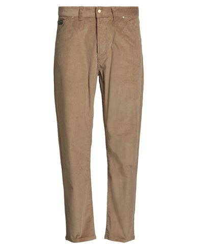 Johnny Lambs Man Pants Camel Size 40 Cotton, Elastane In Brown
