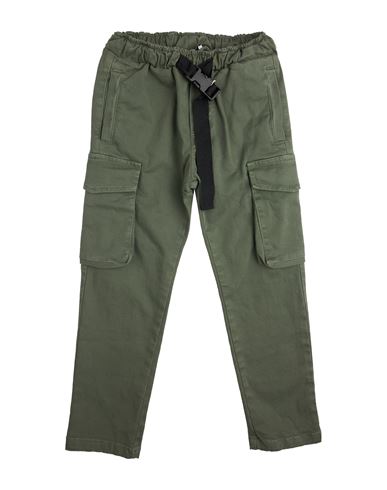 Siviglia Toddler Boy Pants Military Green Size 4 Cotton, Elastane In Green