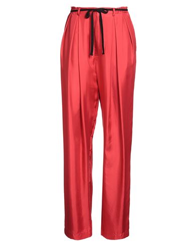 Barena Venezia Barena Woman Pants Tomato Red Size 6 Silk In Red
