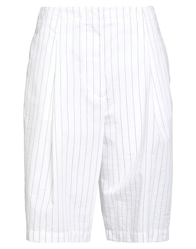Jucca Woman Shorts & Bermuda Shorts White Size 4 Cotton, Polyamide In White