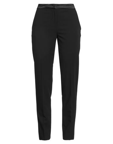 Brognano Woman Pants Black Size 4 Polyester, Viscose, Elastane In Black
