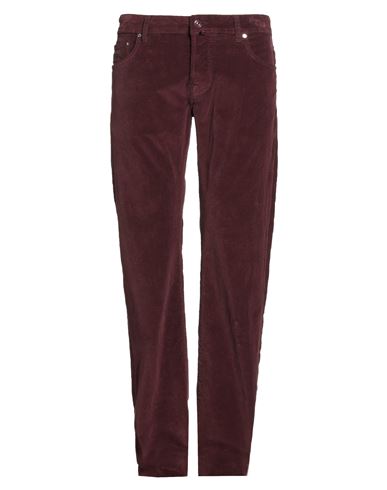 Jacob Cohёn Man Pants Burgundy Size 35 Cotton, Elastane In Red
