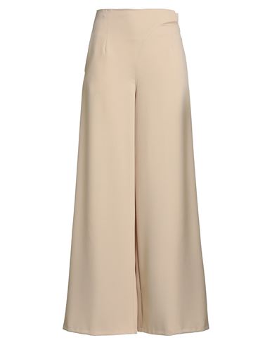 Beatrice B Beatrice .b Woman Pants Beige Size 4 Polyester, Viscose, Elastane In Sand