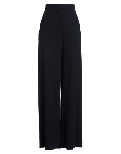 Max Mara Woman Pants Midnight Blue Size 10 Cotton, Virgin Wool In Black