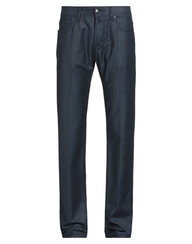 Jacob Cohёn Man Pants Navy Size 32 Virgin Wool In Blue