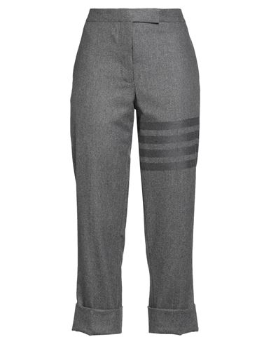Thom Browne Woman Pants Lead Size 8 Wool, Cashmere In Gray