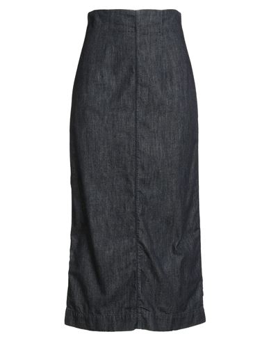 Philosophy Di Lorenzo Serafini Woman Denim Skirt Blue Size 4 Cotton In Black