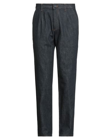 Kiton Man Jeans Blue Size 30 Cotton, Polyethylene In Black