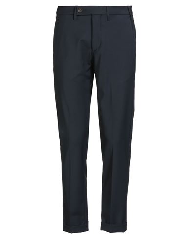 Michael Coal Man Pants Navy Size 30 Wool, Polyester, Elastane In Animal Print