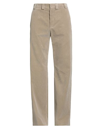 Rier Man Pants Taupe Size L Cotton In Gray