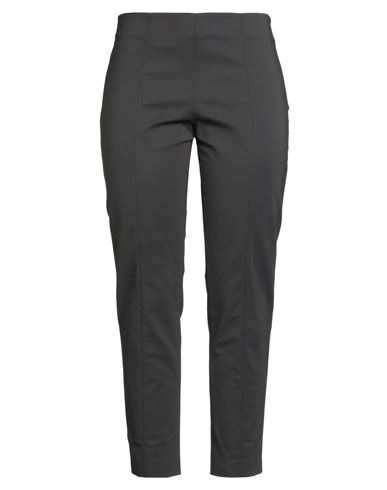 Blue Les Copains Woman Pants Charcoal Size 12 Cotton, Polyamide, Elastane In Black
