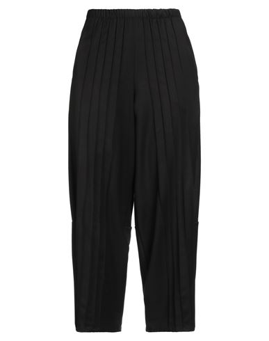 Corinna Caon Woman Pants Black Size Xl Viscose, Polyester, Elastane In Black