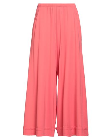 Corinna Caon Woman Pants Coral Size M Viscose, Nylon, Elastane In Pink
