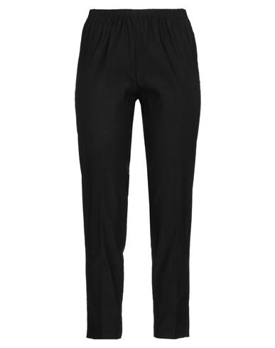 Corinna Caon Woman Pants Black Size L Viscose, Nylon, Elastane In Black