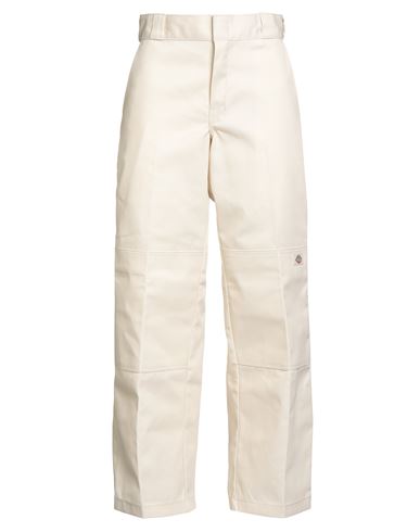 Dickies Woman Pants Cream Size 28w-30l Polyester, Cotton In Neutral