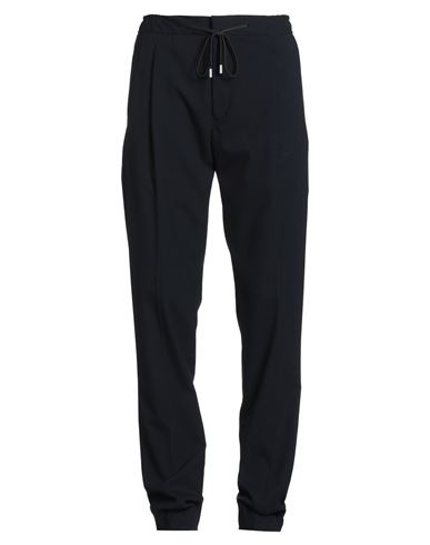 Lardini Man Pants Midnight Blue Size 40 Polyester, Viscose, Elastane In Blue