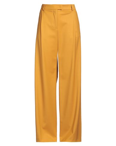 La Doublej La Double J Woman Pants Mustard Size L Virgin Wool, Elastane In Yellow