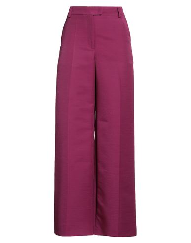 La Doublej La Double J Wide-leg Stretch-wool Trousers In Purple