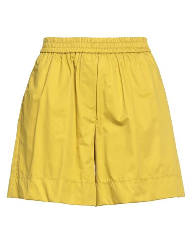 Kaos Woman Shorts & Bermuda Shorts Lime Green Size 6 Cotton In Yellow