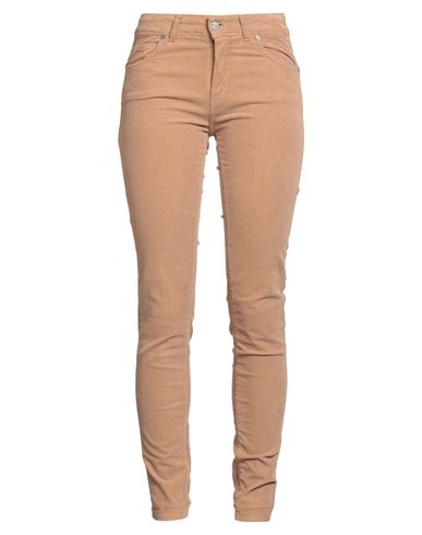Susy-mix Woman Pants Camel Size 4 Cotton, Elastane In Neutral