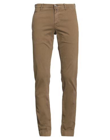 Jacob Cohёn Man Pants Khaki Size 32 Cotton, Lyocell, Elastane In Brown