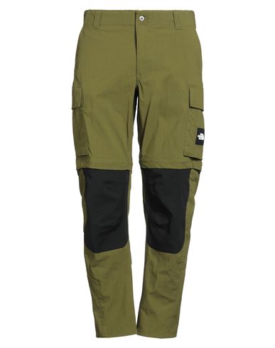 The North Face Man Pants Military Green Size 34 Cotton, Nylon, Elastane In Green