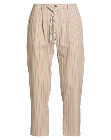Bob Man Pants Beige Size 32 Cotton, Polyester, Polyacrylic In Neutral