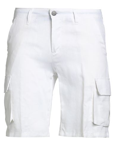 Bernese Milano Man Shorts & Bermuda Shorts Ivory Size 32 Linen In White