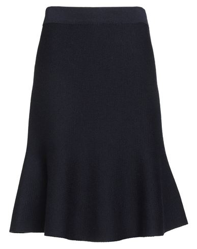 Fabiana Filippi Woman Midi Skirt Midnight Blue Size 8 Virgin Wool In Blue