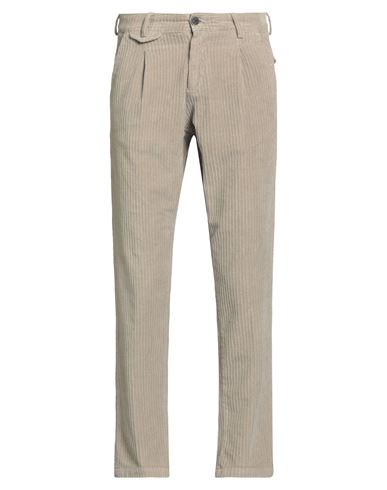 Why Not Brand Man Pants Beige Size 28 Cotton, Elastane In Gray