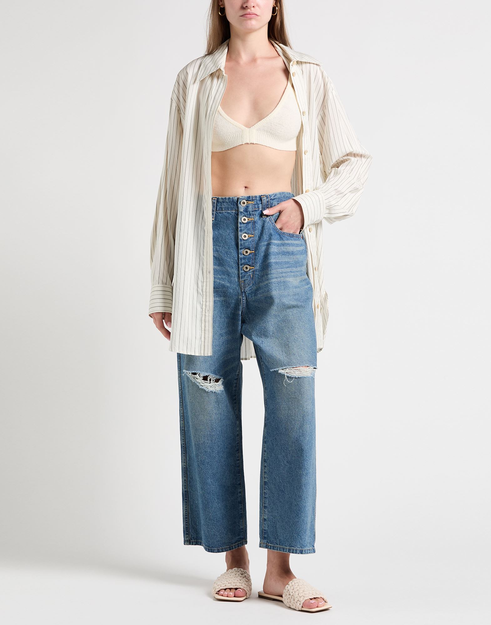  Junya Watanabe - Hosen & Röcke - Jeanshosen - On Yoox.com 
