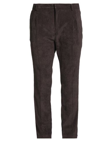 Grey Daniele Alessandrini Man Pants Chocolate Brown Size 36 Polyester, Polyamide, Elastane In Brown