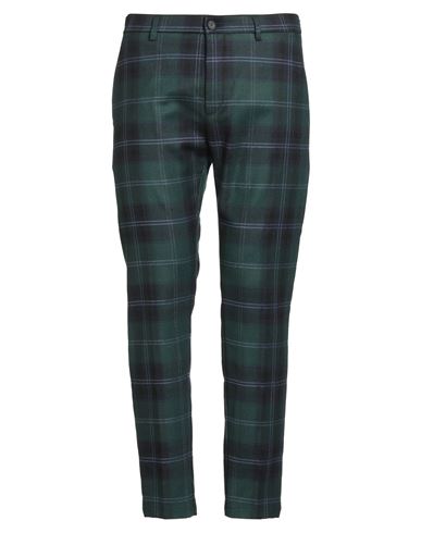 Department Five Department 5 Man Pants Green Size 34 Polyester, Polyamide, Viscose, Wool, Elastane In Green