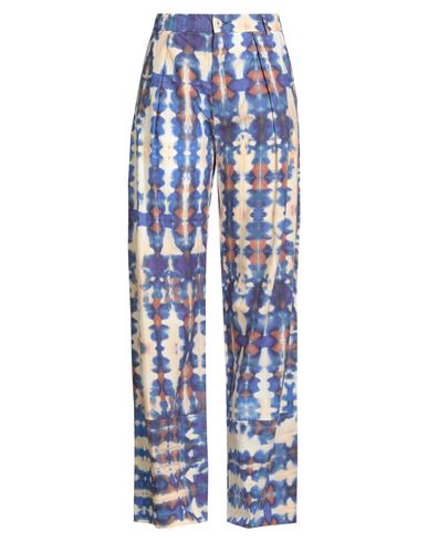 La Même Road Woman Pants Ivory Size 6 Cotton In Purple