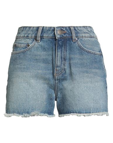 Idano Woman Denim Shorts Blue Size 26 Cotton In Blue