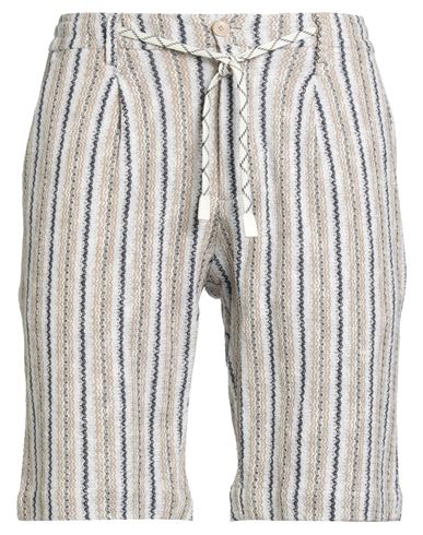 Bob Man Shorts & Bermuda Shorts Sand Size 36 Cotton, Polyester In Neutral